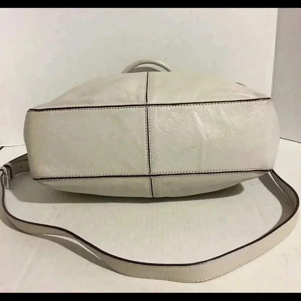 Michael kors master  leather mix satchel handbag